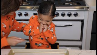 Kylie Jenner Halloween Cookies with Stormi [upl. by Mavra]