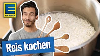 Reis kochen  Tutorial Basmatireis richtig zubereiten  EDEKA [upl. by Orman891]