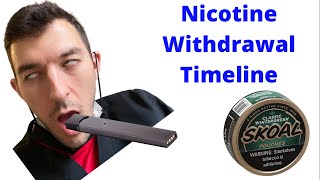 Nicotine Withdrawal Timeline What To Expect [upl. by Baelbeer279]