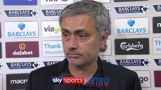 quotI prefer not to speakquot  Jose Mourinho refuses to comment on the refereeing against Chelsea [upl. by Atenaz]