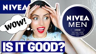 SPECIALIST testing NIVEA MEN CREAM review ingredients is it good [upl. by Darce]