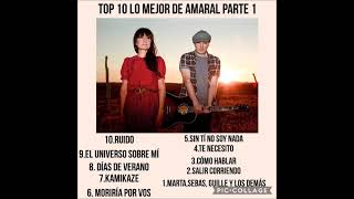 top 10 lo mejor de Amaral parte 1 [upl. by Nywroc483]