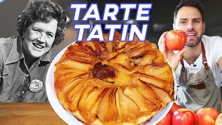 Julia Childs Tarte Tatin UpsideDown Apple Tart  Jamie amp Julia [upl. by Holtorf]