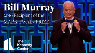 Bill Murray Acceptance Speech  2016 Mark Twain Prize [upl. by Shipman]