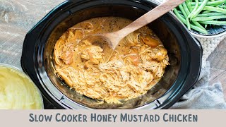 🌟 Irresistible Honey Mustard Chicken in the Crockpot 🍴 [upl. by Zachary]