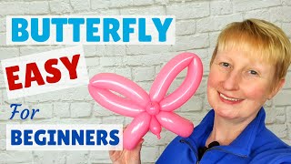 Easy Balloon Butterfly for Beginners Tutorial 🦋 easyballoonbutterflyforbeginners [upl. by Northey]