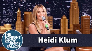 Heidi Klum Yodels a German Tune [upl. by Wilhelmina33]