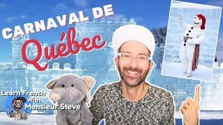 Carnaval De Québec  Winter Carnival  Vocabulaire Français  French Vocabulary For Kids [upl. by Pegma627]