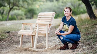 Build a Rocking Chair DIY [upl. by Canon757]