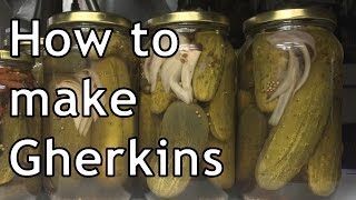 How to make traditional German Gherkins  Essiggurken [upl. by Klug507]