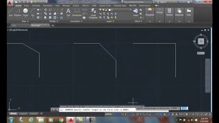 AutoCAD I 1108 Chamfer Command Setting the Chamfer Angle [upl. by Carisa]