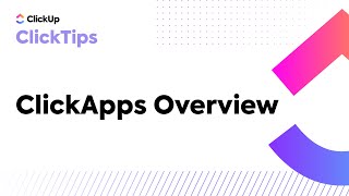 ClickApps Overview ClickTips [upl. by Lenhard920]