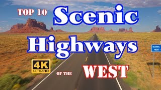 10 Best Scenic HIghways in Western US [upl. by Leboff]