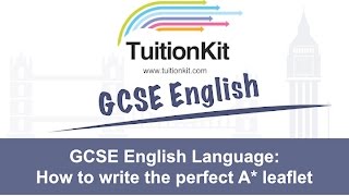 GCSE English Language How to write the perfect leaflet [upl. by Eigna]