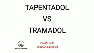 Tapentadol VS Tramadol is best in urdu  Hindi  Tramadol Uses in urdu [upl. by Inoj]