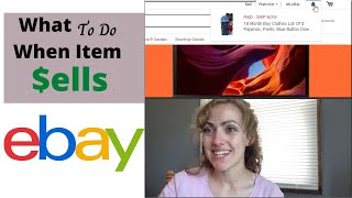 What To Do When Item Sells On eBay [upl. by Ellison]