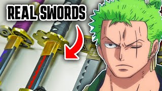 We Unboxed REAL One Piece Swords [upl. by Eirroc453]