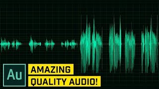 Make Your Audio and Voice Sound Better – Audition CC Tutorial [upl. by Dobrinsky]