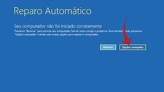 Como sair da tela de Reparo Automático no Windows 10 [upl. by Rialc788]