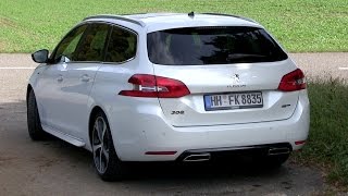 2016 Peugeot 308 GT BlueHDi 181 HP Test Drive [upl. by Shue]