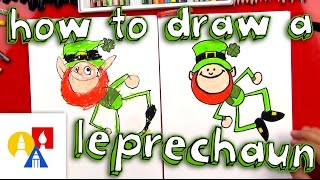 How To Draw A Cartoon Leprechaun [upl. by Maris]