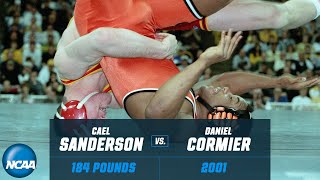 Cael Sanderson v Daniel Cormier NCAA title match at 184 pounds [upl. by Noedig]