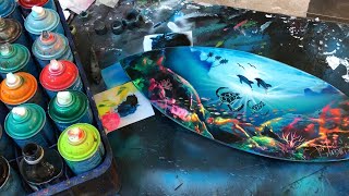 Spray paint art for beginners 2019 [upl. by Hernandez583]