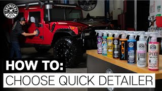 How To Choose The Best Quick Detailer  Chemical Guys [upl. by Eetnom290]