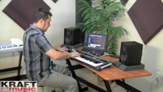 Kraft Music  Korg X50 Synthesizer Demo with Rich Formidoni [upl. by Dagna]