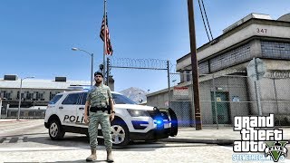 GTA 5 MODS LSPDFR 043  EP 25  MILITARY PATROL GTA 5 REAL LIFE PC MOD [upl. by Idona92]