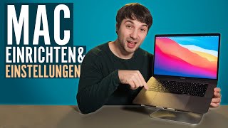 Mac einrichten 10 WICHTIGE Einstellungen für dein MacBook  Apps Tipps und Tricks Deutsch [upl. by Siednarb231]