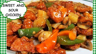 Chinese Sweet and Sour Chicken Stir Fry Recipe Restaurant Style [upl. by Notlaw]