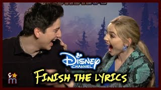 Finish the Disney Channel Lyrics Challenge with ZOMBIES 2 Cast [upl. by Cleopatre90]