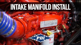 How to Install PDI Intake Manifold  Cummins ISX15 amp X15 [upl. by Nanyk]