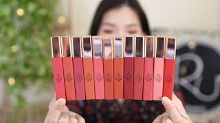 ƠN TRỜI BỘ SON HOT NHẤT NĂM ĐÂY RỒI💄😱 3CE Cloud Lip Tint [upl. by Notterb]