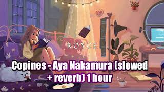 Copines  Aya Nakamura slowed  reverb 1 hour [upl. by Michel935]