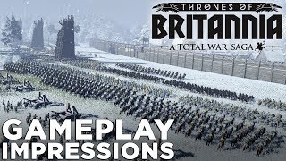 Total War Saga Thrones of Britannia — GAMEPLAY amp IMPRESSIONS [upl. by Fredra]