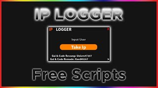 Roblox Script Showcase IP Logger [upl. by Nibas]