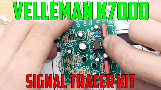 Velleman K7000 Signal Tracer Kit [upl. by Akinat]