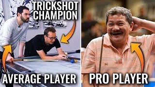 Recreating THE 5 BEST Efren Reyes Tricks ft Your Average Pool Playerquot amp Florian Venom Kohler [upl. by Lachman]