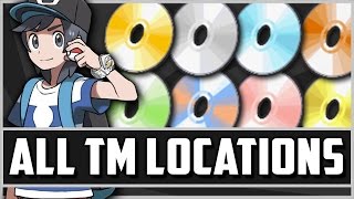 How amp Where to Get  All TM Locations in Pokemon Sun and Moon [upl. by Bea]