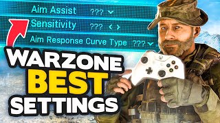 Warzone Season 4 All BEST SETTINGS for CONSOLE  PC Modern Warfare Tips [upl. by Hoo456]