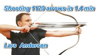 Shooting 1120 arrows in 14 min [upl. by Rydder]