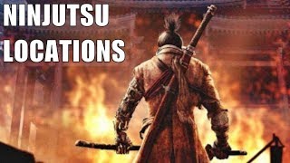 Sekiro Guide  Where to Find amp Unlock All Ninjutsu [upl. by Maurilla]