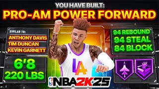 THE 1 POWER FORWARD BUILD IN NBA 2K25 [upl. by Leandro]