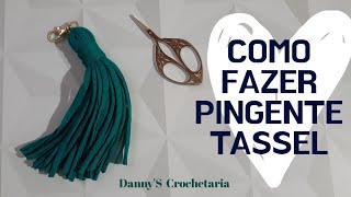 DIY Como fazer Pingente Tassel  Fácil e sem nó [upl. by Nytsirk189]