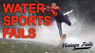 Vintage Fails Compilation 15  Water sports fails  Old but funny [upl. by Piselli319]