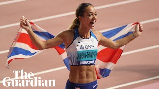 Katarina JohnsonThompson on winning world heptathlon gold [upl. by Jeannette]