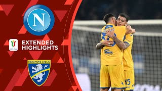 Napoli vs Frosinone Extended Highlights  Coppa Italia  CBS Sports Golazo [upl. by Asatan279]