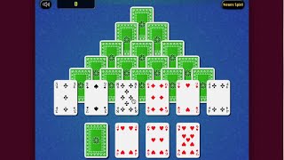 Solitaire Pyramide  Kartenspiel [upl. by Kirven]